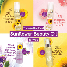 Load image into Gallery viewer, Human Nature Sunflower Beauty Oil LUXE 55ml | 2x More Oleic Acid, Vegan, Hypoallergenic
