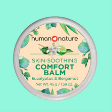 Load image into Gallery viewer, Human Nature Wellness Balm: Rescue (Tea Tree &amp; Lavender) and Comfort (Eucalyptus &amp; Bergamot)
