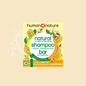 Human Nature Zesty Vanilla Delight Moisturizing Natural Shampoo Bar