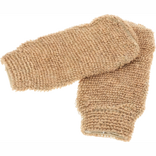 Load image into Gallery viewer, Jute Fabric Bath Gloves For Shower, Exfoliating, Scrubbing by Project Refill
