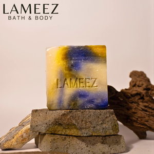Lameez Herbal Chamomile & Lavender Handmade Bath Soap 150g | All-Natural, Calming, Stress Relief