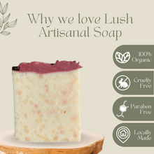 Load image into Gallery viewer, Lush by SBH Ceris Noire Natural Handcrafted Artisan Moisturizing Body Soap
