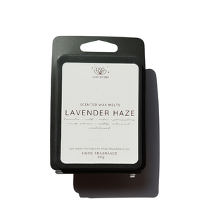 Lush by SBH Lavender Haze Scented Wax Melts Home Fragrance 80g | Made of Soy Wax, Lavender, Milk, Amber, Ylang Ylang, Crisp Vetiver, Cedarwood, Sandalwood Phthalate-Free Fragrance Oil