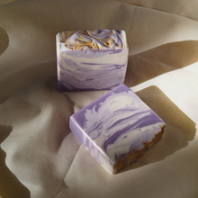 Load image into Gallery viewer, Lush by SBH Lavender Lullaby Natural Handcrafted Artisan Mild and Moisturizing with Cooling Effect Body Soap
