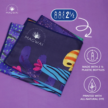 Load image into Gallery viewer, MAGWAI Hand Towel Coral Design | Absorbent, Quick-Drying, Multipurpose, Eco-Friendly, Made from Recycled Plastic Bottles, Travel-Friendly, Sustainable
