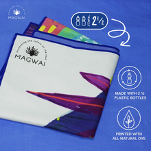 Load image into Gallery viewer, MAGWAI Hand Towel Butanding (Whale Shark) Design | Absorbent, Quick-Drying, Multipurpose, Eco-Friendly, Made from Recycled Plastic Bottles, Travel-Friendly, Sustainable
