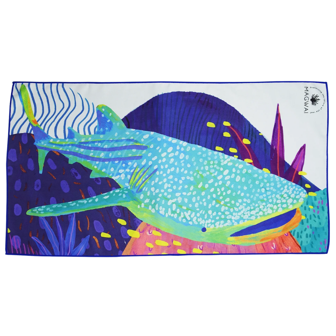 MAGWAI Hand Towel Butanding (Whale Shark) Design | Absorbent, Quick-Dr ...