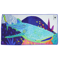 MAGWAI Hand Towel Butanding (Whale Shark) Design | Absorbent, Quick-Drying, Multipurpose, Eco-Friendly, Made from Recycled Plastic Bottles, Travel-Friendly, Sustainable