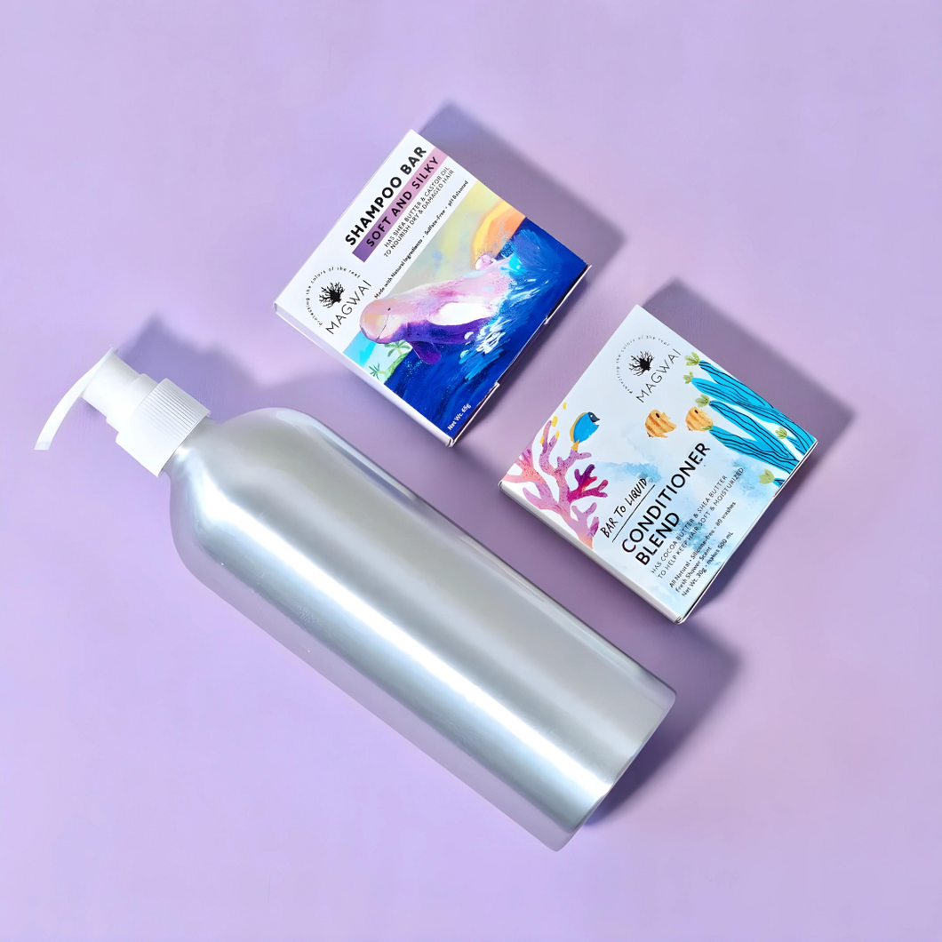 MAGWAI Plastic-Free Hair Care Starter Kit