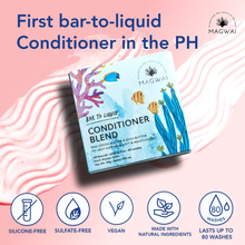Load image into Gallery viewer, MAGWAI Conditioner Blend 30g (Makes 500ml) | Bar-to-Liquid Conditioner, Silicone-Free, Vegan, Eco-Friendly Hair Care
