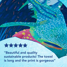 Load image into Gallery viewer, MAGWAI Everyday Towel Butanding (Whale Shark) Design | Multipurpose, Absorbent, Quick-Drying, Eco-Friendly, Made from Recycled Plastic Bottles, Travel &amp; Yoga Towel

