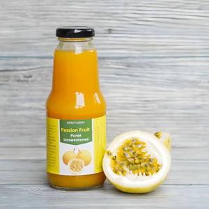 MJM Farms Passion Fruit Puree Unsweetened 350ml | All Natural, No Preservatives, No Additives