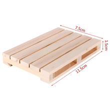 Load image into Gallery viewer, Mini Wooden Pallet Beverage Coasters for Hot and Cold Drinks Wood Pallet by Project Refill
