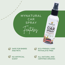 Load image into Gallery viewer, MyNatural Car Spray Odor Remover &amp; Sanitizer Sandalwood Scent 100ml | All Natural, Phthalate-Free, Non-Toxic
