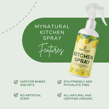 Load image into Gallery viewer, MyNatural Kitchen Spray Odor Eliminator Lemon and Lime Odor Remover 300ml | All Natural, Phthalate-Free, Non-Toxic
