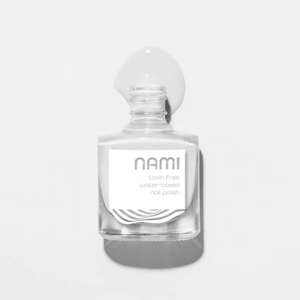 Nami Natural Never Worn White (Snow Drift) Vegan, Toxin-Free, Odor-Free, Water-Based Nail Polish 13.5ml