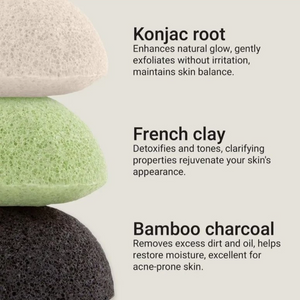 Natural Konjac Face Sponge | Safe, Effective Tool to Wash Face by Project Refill