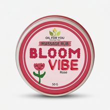 Load image into Gallery viewer, Oil For You Bloom Vibe Massage Rub 50g | Menthol Camphor Relief
