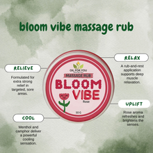 Load image into Gallery viewer, Oil For You Bloom Vibe Massage Rub 50g | Menthol Camphor Relief
