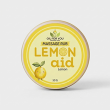 Load image into Gallery viewer, Oil For You Lemon Aid Massage Rub 50g | Menthol Camphor Relief
