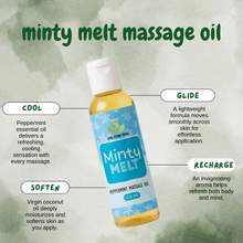 Load image into Gallery viewer, Oil For You Minty Melt Peppermint Massage Oil 100ml | Cooling Formula
