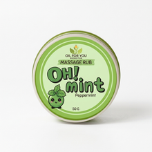 Load image into Gallery viewer, Oil For You Oh Mint Massage Rub 50g | Menthol Camphor Relief
