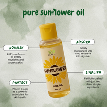 Load image into Gallery viewer, Oil For You Sunflower Pure Oil 100ml | Pure Skin Nutrition
