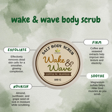 Load image into Gallery viewer, Oil For You Wake &amp; Wave Body Scrub 100g | Coffee &amp; Seaweed
