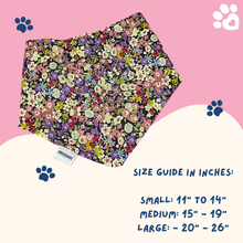 Load image into Gallery viewer, Paws &amp; Kisses Berry Collection Pet Bandana | 100% Cotton Floral Bandana for Cats and Dogs
