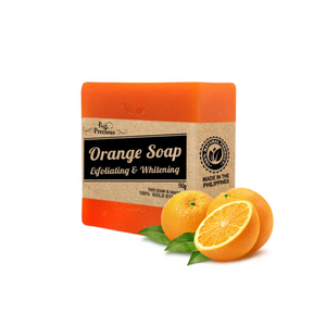 Precious 100% Natural Exfoliating and Whitening Orange Soap 90g