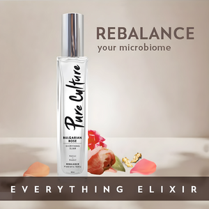 Pure Culture Bulgarian Rose Everything Elixir 50ml | Clean Retinol + Bisabolol, Rebalance Probiotic Tonic