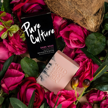 Load image into Gallery viewer, Pure Culture Dark Rose Everything Bar 130g | Rosehip + Cica, Moisturize &amp; Revive Microbiome Body Soap
