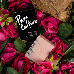 Pure Culture Dark Rose Everything Bar 130g | Rosehip + Cica, Moisturize & Revive Microbiome Body Soap