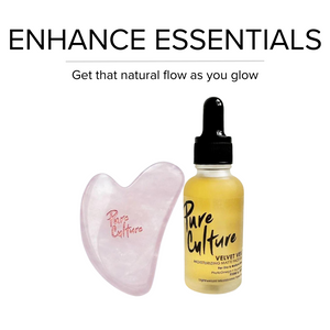 Pure Culture Enhance Essentials | Velvet Veil Matte Face Oil + Rose Quartz Phoenix Gua Sha