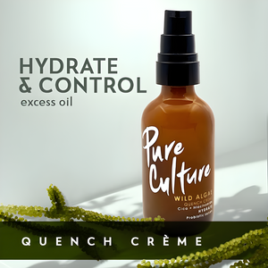 Pure Culture Wild Algae Quench Creme | Cica + Niacinamide, Hydrate Probiotic Lotion