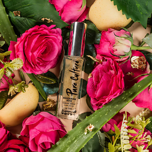 Pure Culture Bulgarian Rose Sublime Serum 30ml | Hyaluronic Acid + 24K Gold Refine Microbiome Boost