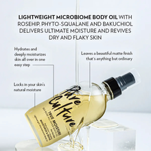 Load image into Gallery viewer, Pure Culture True Moisture Silk Rose All-Over Matte Body Oil | Bakuchiol + Phyto-Squalane + Rosehip, For Dry Skin, Moisturize &amp; Revive Lightweight Microbiome Body Oil

