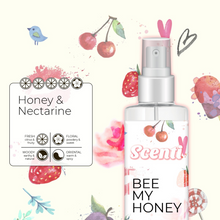 Load image into Gallery viewer, Scenti Bee My Honey Body Spray Honey and Nectarine Eau de Cologne 100ml

