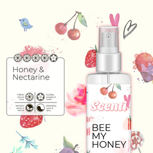 Scenti Bee My Honey Body Spray Honey and Nectarine Eau de Cologne 100ml