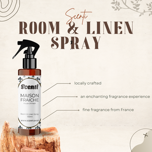 Scenti Maison Fraiche House of Fresh Room & Linen Spray 100ml