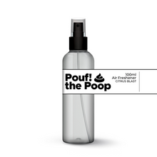 Load image into Gallery viewer, Scenti Pouf! The Poop Citrus Burst Air Freshener for Toilet Room 100ml
