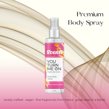 Load image into Gallery viewer, Scenti You Turn Me On Body Spray Sweet Like Candy Eau de Cologne 100ml
