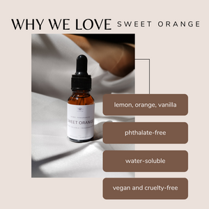 Lush by SBH Sweet Orange Water Soluble Home Fragrance Oil for Diffuser or Humidifier 15ml
