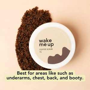 The Bare Kit Wake Me Up Coffee Scrub 100g | All-Natural, Exfoliates Dead Skin, Improves Skin Texture