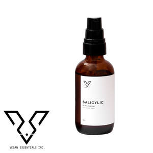 Vegan Essentials Salicylic Anti-Acne Facial Wash 60ml | Salicylic Acid, Niacinamide, Lemongrass Oil to Clarify, Smoothen, Hydrate Skin