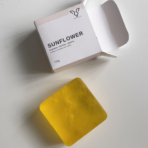 Vegan Essentials Sunflower Vegan Skin Care Beauty Soap 100g (formerly known as Crystal Glow)
