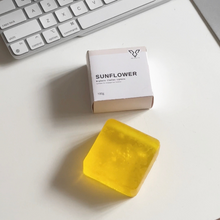 Load image into Gallery viewer, Vegan Essentials Sunflower Vegan Skin Care Beauty Soap 100g (formerly known as Crystal Glow)
