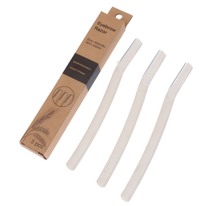 Wheat Eye Brow Trimmer, Eco-Friendly, Compostable (Pack of 3) by Project Refill
