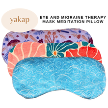 Load image into Gallery viewer, YAKAP Heated Pillow Eye Therapy Mask Meditation Pillow | Lavender-Weighted Hot &amp; Cold Compress
