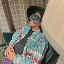 Load image into Gallery viewer, YAKAP Heated Pillow Eye Therapy Mask Meditation Pillow | Lavender-Weighted Hot &amp; Cold Compress
